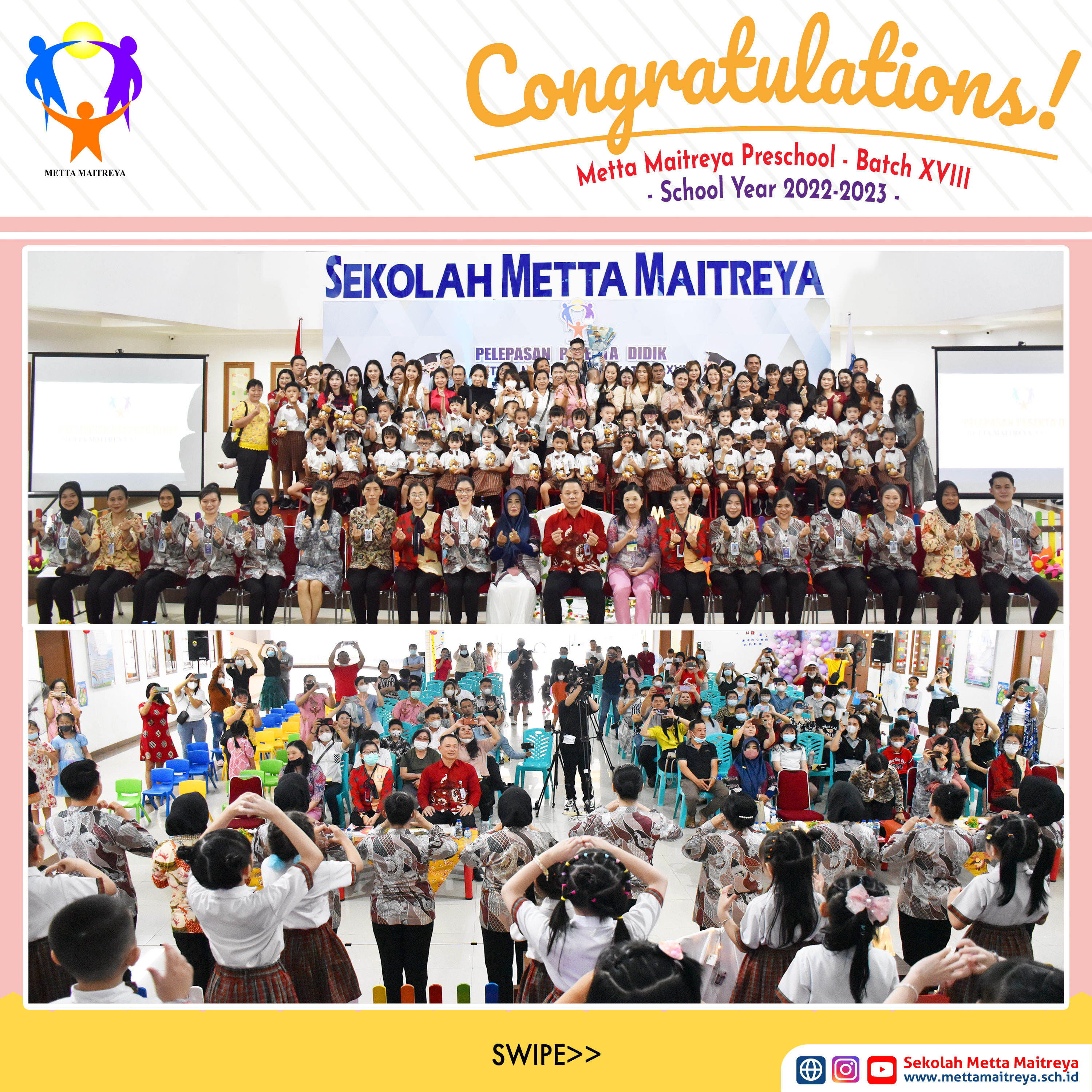 Pelepasan Peserta Didik Kelas Fortunate K2 (Batch XVIII) | SEKOLAH METTA MAITREYA